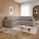 Sofá De Canto Orquídea 5 Lugares Em Linho Cabecasa Madeiraori