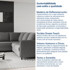 Sofá De Canto Orquídea 5 Lugares Em Veludo Cabecasa Madeiraor