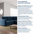 Sofá De Canto Orquídea 5 Lugares Em Veludo Cabecasa Madeiraor