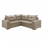 Sofá De Canto Parma  Bege