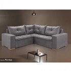 Sofá De Canto Parma  Cinza