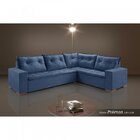 Sofá De Canto Potenza  Azul