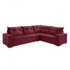 Sofá De Canto Potenza  Bordô