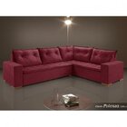 Sofá De Canto Potenza  Bordô