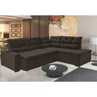 Sofá De Canto Retrátil E Reclinável 4 Lugares Versatto Umaflex