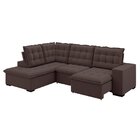 Sofá De Canto Retrátil E Reclinável 5 Lugares 310cm Belluno M