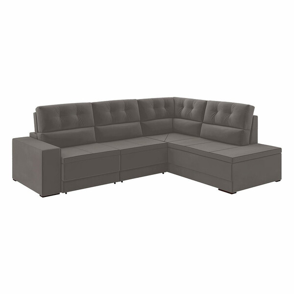 Sofá De Canto Retrátil E Reclinável Besthouse Mônaco Plus, La