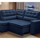 Sofá De Canto Retrátil E Reclinável Com Molas 2,50x2,00 Esq V