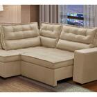 Sofá De Canto Retrátil E Reclinável Com Molas 2,50x2,00 Esq V