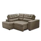 Sofá De Canto Retrátil E Reclinável Com Molas 2,50x2,00 Esq V