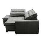 Sofá De Canto Retrátil E Reclinável Com Molas 2,50x2,00 Esq V