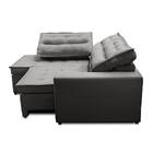 Sofá De Canto Retrátil E Reclinável Com Molas 2,50x2,00 Esque