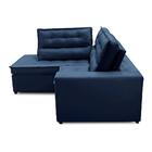 Sofá De Canto Retrátil E Reclinável Com Molas 2,50x2,00 Esque