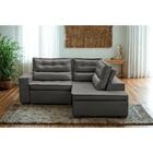 Sofá De Canto Retrátil E Reclinável Com Molas 2,50x2,00 Viena