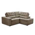 Sofá De Canto Retrátil E Reclinável Com Molas 2,50x2,00 Viena