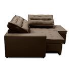 Sofá De Canto Retrátil E Reclinável Com Molas 2,50x2,00 Viena