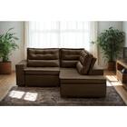 Sofá De Canto Retrátil E Reclinável Com Molas 2,50x2,00 Viena