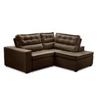 Sofá De Canto Retrátil E Reclinável Com Molas 2,50x2,00 Virgi