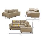 Sofá De Canto Retrátil E Reclinável Com Molas 2,50x2,00 Virgi