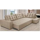 Sofá De Canto Retrátil E Reclinável Com Molas 3,00x2,00 Berli