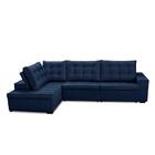 Sofá De Canto Retrátil E Reclinável Com Molas 3,00x2,00 Esq B