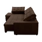 Sofá De Canto Retrátil E Reclinável Com Molas 3,00x2,00 Esq J