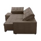 Sofá De Canto Retrátil E Reclinável Com Molas 3,00x2,00 Esq J