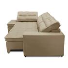 Sofá De Canto Retrátil E Reclinável Com Molas 3,00x2,00 Esq V