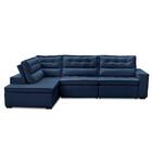 Sofá De Canto Retrátil E Reclinável Com Molas 3,00x2,00 Esq V