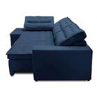 Sofá De Canto Retrátil E Reclinável Com Molas 3,00x2,00 Esq V