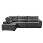 Sofá De Canto Retrátil E Reclinável Com Molas 3,00x2,00 Esque