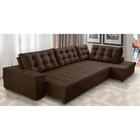 Sofá De Canto Retrátil E Reclinável Com Molas 3,00x2,00 Jacke