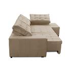 Sofá De Canto Retrátil E Reclinável Com Molas 3,00x2,00 Julia