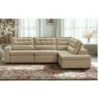 Sofá De Canto Retrátil E Reclinável Com Molas 3,00x2,00 Viena