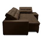 Sofá De Canto Retrátil E Reclinável Com Molas 3,00x2,00 Viena