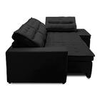 Sofá De Canto Retrátil E Reclinável Com Molas 3,00x2,00 Virgi