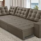 Sofá De Canto Retrátil E Reclinável Com Molas 3,40x2,00 Esq B