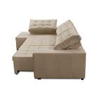 Sofá De Canto Retrátil E Reclinável Com Molas 3,40x2,00 Esq J