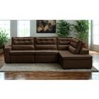 Sofá De Canto Retrátil E Reclinável Com Molas 3,40x2,00 Viena