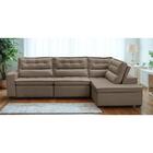 Sofá De Canto Retrátil E Reclinável Com Molas 3,40x2,00 Viena