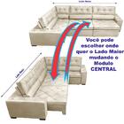 Sofa De Canto Retrátil E Reclinável Com Molas Cama Inbox Aust