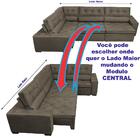 Sofa De Canto Retrátil E Reclinável Com Molas Cama Inbox Aust