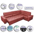 Sofa De Canto Retrátil E Reclinável Com Molas Cama Inbox Aust