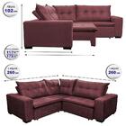 Sofa De Canto Retrátil E Reclinável Com Molas Cama Inbox Okla