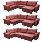 Sofa De Canto Retrátil E Reclinável Com Molas Cama Inbox Okla
