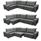 Sofa De Canto Retrátil E Reclinável Com Molas Cama Inbox Okla