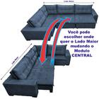 Sofa De Canto Retrátil E Reclinável Com Molas Cama Inbox Okla