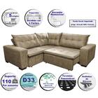 Sofa De Canto Retrátil E Reclinável Com Molas Cama Inbox Okla