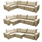 Sofa De Canto Retrátil E Reclinável Com Molas Cama Inbox Okla