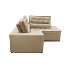 Sofá De Canto Retrátil E Reclinável Com Molas Ld 2,50x2,00m V